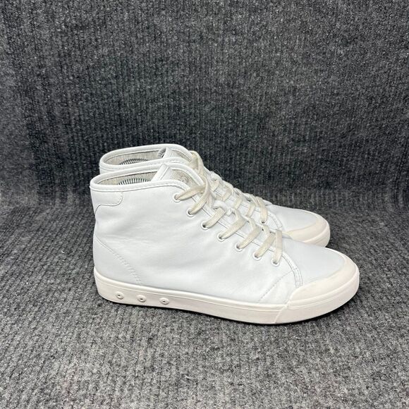 Rag & Bone Standard Issue High Top Leather Lace Up Sneakers Women’s 39.5 US 9.5 - Picture 1 of 9